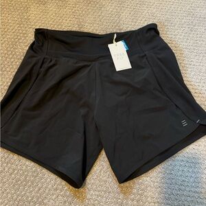 NWT Free Fly Apparel Women's Bamboo Lined Breeze Shorts Black NWT